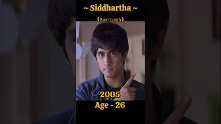 Nuvvu Vastanante Nenu Vaddantana Actors Then and Now  shorts siddharth trending [upl. by Sterner]