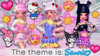 Recreating SANRIO Characters In DRESS TO IMPRESS Updated ROBLOX Hello Kitty My Melody Kuromi amp MORE [upl. by Giltzow]