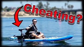 DIY Electric Paddle Board  Electric Kayak  Inexpensive and Easy [upl. by Ailecara]