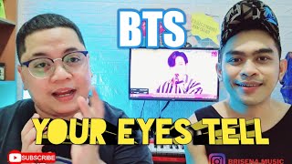 BTS  YOUR EYES TELL  MUSICIAN REACTION [upl. by Vanna401]