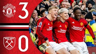 The Future Is Bright ✨🤩  Man Utd 30 West Ham  Highlights [upl. by Pyne753]