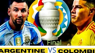 Argentine VS ColombieFinal Coopa América 2024 USA [upl. by Lenwood]