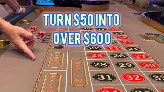 Easily Turn 50 into 600 Profit Simple Roulette System [upl. by Sapers417]