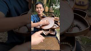 Bamboo weaving makes your life quotbambooquot naturalYoung people playing withartandcraftcraftsbamboo [upl. by Darell]