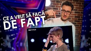 Ce a vrut Alexandru Pârgaru să facă DE FAPT la Românii au Talent  Via Tik Tok realvladgrigorescu [upl. by Salomone]