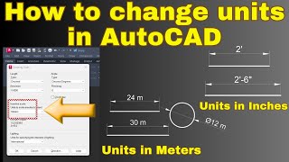 How to Change Units in AutoCAD  Quick Guide [upl. by Torrence]