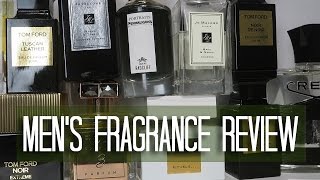 Mens Fragrance Review  Top 10 Fragrances for Men [upl. by Cass658]