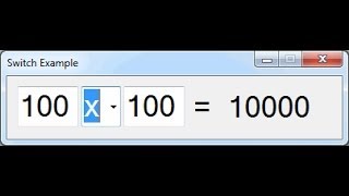 Switch Statement C Winform Tutorial Beginner [upl. by Bellanca754]