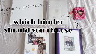 🌷beginning kpop collection binders  tips [upl. by Norward59]