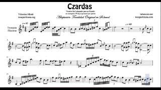 Czardas Trumpet Sheet Music Easy Adaptation Original Tone [upl. by Notnyw813]