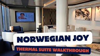 Take a tour of the new Norwegian Joy Thermal Suite [upl. by Amaral858]