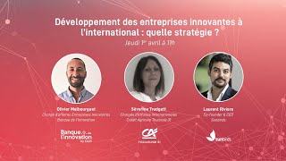 ☕🚀 eCAFÉ DE LINNOVATION ► ENTREPRISES INNOVANTES À LINTERNATIONAL [upl. by Hteik]