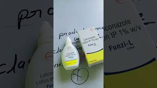 Luliconazole lotion 1wv use class medical pharmacian [upl. by Ahsinrat]