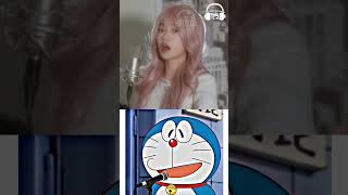 Doreamon Hindi Theme Song TheMotorMouth ShaniaYan voiceartist doreamon shorts [upl. by Akeyla]