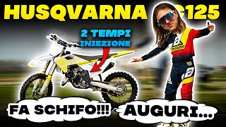 Provo lHusqvarna TC125 ad INIEZIONE  FUNZIONA😱 [upl. by Latreese]