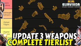 Ranking ALL 42 WEAPONS from DRGS Update 3 [upl. by Suoirtemed378]