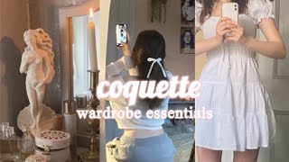 your guide to the coquette aesthetic  wardrobe essentials [upl. by Milla]