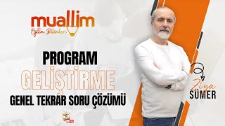 01 KPSS Eğitim Bilimleri  Program Geliştirme Genel Tekrar Soru Çözüm  Ziya SÜMER [upl. by Brotherson]