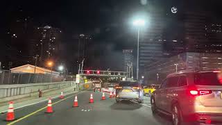 Early Morning Driving through Holland Tunnel  Wittpenn Bridge  Jersey CityManhattan [upl. by Almeida606]