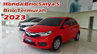 Review Honda Brio Satya S Manual 2023 [upl. by Mascia216]