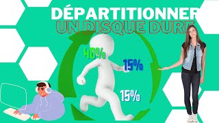 Departitionner le disque dur sur windows 10 [upl. by Landan]