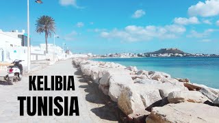 🇹🇳 Kelibia Tunisia 4k Ultra HD walking tour [upl. by Ainekahs]