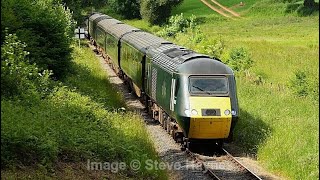 GWR HST at Crowcombe Heathfield WSR 8th June 2024 [upl. by Ezar]