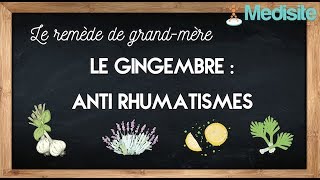 Remède de grandmère antirhumatisme [upl. by Ecydnarb]