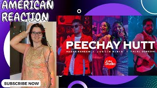 Coke Studio  Season 14  Peechay Hutt  Justin Bibis x Talal Qureshi x Hasan Raheem  USA Reaction [upl. by Stefano]