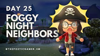 ACNH Shipwrecked Island  Day 25 on Bloom 🌼  Night Neighbors  Animal Crossing New Horizons [upl. by Edaj160]