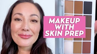 My GoTo Makeup Look with Skincare Prep Trying Makeup By Mario Rare Beauty amp More [upl. by Kristo]