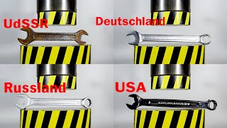 HYDRAULIKPRESSE VS SCHRAUBENSCHLÜSSEL [upl. by Junia]