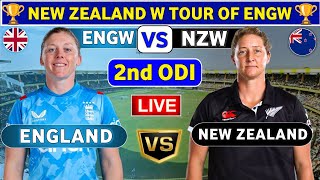 England Women vs New Zealand Women 2nd ODI  ENGW vs NZW 2nd ODI Live Score amp Commentary [upl. by Biegel342]