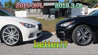 2019 30t Q50 VS MY 2015 37L Q50 WHICH IS BETTER [upl. by Lledner]