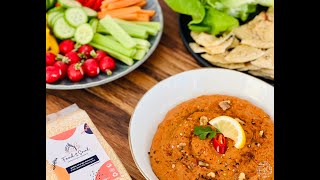 Mung Dal Hummus mit gegrillten Paprika [upl. by Efeek]