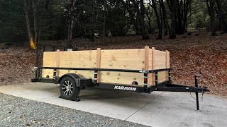 How to build walls for a utility trailer [upl. by Goodwin]