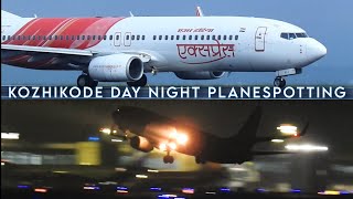 KOZHIKODE DAY NIGHT PLANESPOTTING  KOZHIKODE AIRPORT LANDING TAKEOFF [upl. by Lejna]