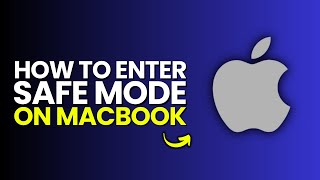 How To Enter Safe Mode On MacBook  2024 [upl. by Ilarrold866]