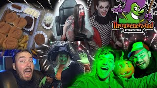 DROUWENERZAND HALLOWEEN VLOG  EEN SPOOKHUIS VOL NACHTMERRIES  ONBEPERKT FRIKANDELLEN ETEN [upl. by Grefer]