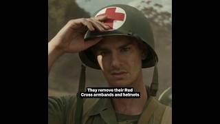 Why Medics in Hacksaw Ridge Removed Their Red Cross Symbols  shorts short [upl. by Ortrud]