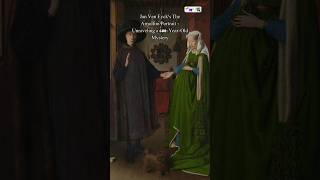 The Arnolfini Portraitshorts art artist painting arthistory fineart artlovers arte artwork [upl. by Nairdad]