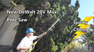 DeWalt New Brushless Pole Saw DCPS620M1 Review [upl. by Kirrad]