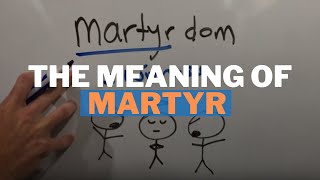 The Meaning of Martyr in Christianity [upl. by Aydin]