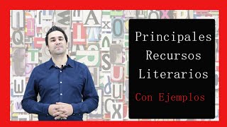 Los Principales recursos literarios con ejemplos [upl. by Maxantia]