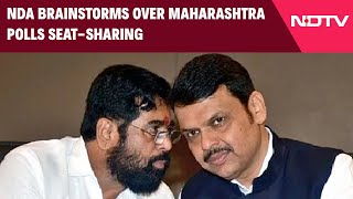 Maharashtra News  NDA Brainstorms Over Maharashtra Polls SeatSharing BJP May Get 140 Seats [upl. by Epstein258]