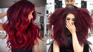 Meilleures coiffures tendance en 2021  cheveux colorés femmes  coloration à la mode 💇‍♀️ [upl. by Zebedee]