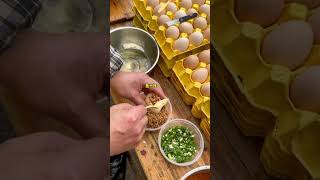 Guizhou specialty snack roasted eggs full of folded ears 18 yuan a portion do you think it’s wor [upl. by Divine]