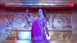 Nita Ambani’s special performance at son Akash’s wedding [upl. by Ellennad49]