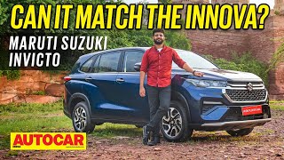 2023 Maruti Suzuki Invicto review  Innova with a twist  First Drive  Autocar India [upl. by Haletky893]