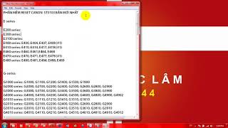 Reset canon ix 6770 ix6860 ix6820 ix6870 g1000 g2000 g3000 [upl. by Amilas]